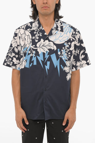 Loose Fit Shirt HAWAIIAN BOLTS with Short Sleeves