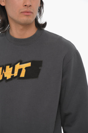 SEASONAL Slim Fit Crewneck Sweatshirt With Contrast Details