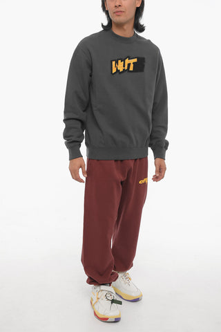 SEASONAL Slim Fit Crewneck Sweatshirt With Contrast Details