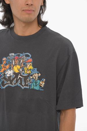 SEASONAL T-Shirt Mit Rundhalsausschnitt Mit Graffiti-Print