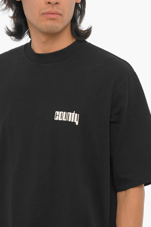 Bedrucktes T-Shirt mit Rundhalsausschnitt DISCO GOD