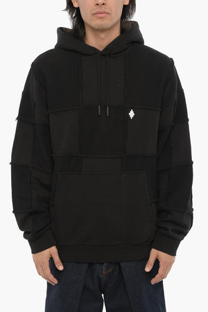 Einfarbiger Baumwoll-Hoodie