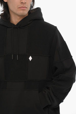 Einfarbiger Baumwoll-Hoodie