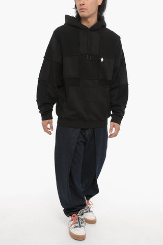 Einfarbiger Baumwoll-Hoodie