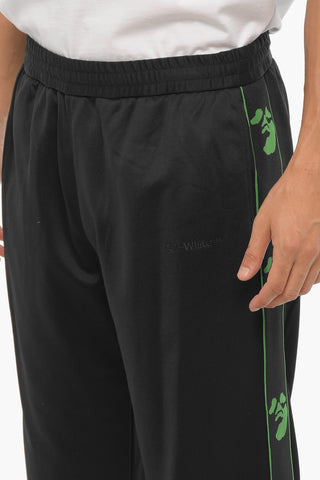 Cotton Blend Joggers with Contrast Side Band