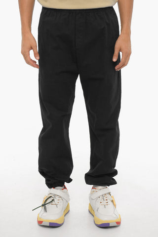 SEASONAL Cotton Casual Pants with Elastic Waistband
