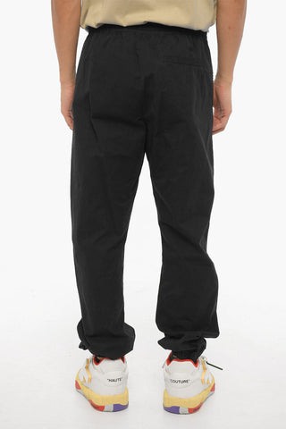 SEASONAL Cotton Casual Pants with Elastic Waistband