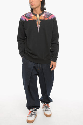 Cotton ICON Crew-neck Sweatshirt With Print
