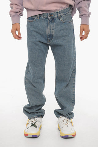 Jeans SKATE A Gamba Larga con Cucitura a Vista 21cm