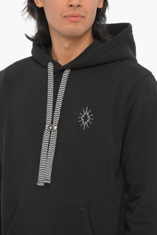 Felpa Hoodie in Cotone ECLIPSE Con Tasca a Toppa