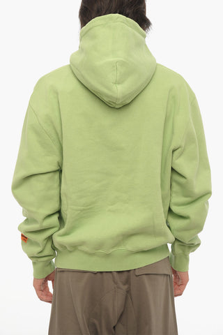 Brushed Cotton SPRAY GLOBE Hoodie