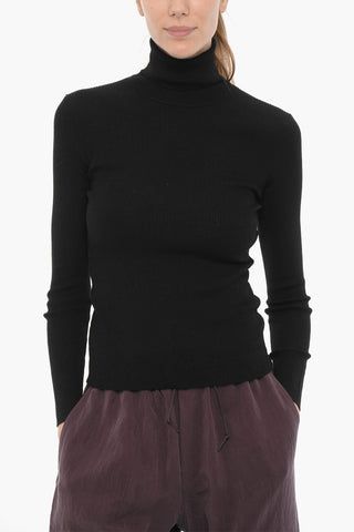 Ribbed Wool LEILA Turtle-neck Sweater