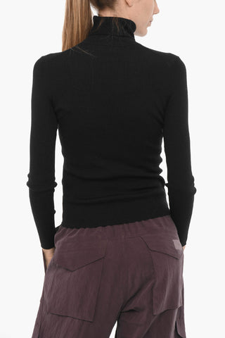 Ribbed Wool LEILA Turtle-neck Sweater