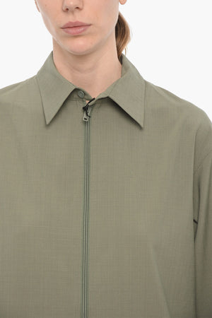 ADIDAS 체크 립스탑 윈드브레이커