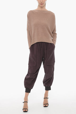 Maglia RAVEN in Lana e Cashmere con Scollo a Barca