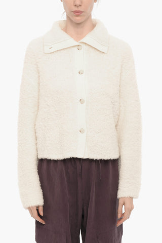 Solid Color ALAURA Fluffy Cardigan