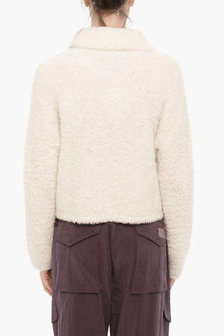 Solid Color ALAURA Fluffy Cardigan