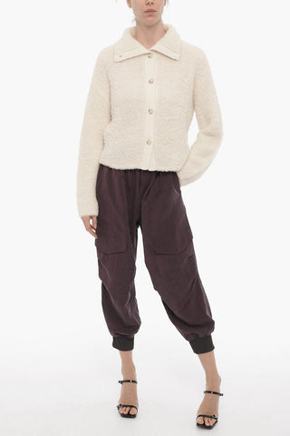 Solid Color ALAURA Fluffy Cardigan