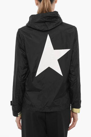 STAR Nylon DARIS Windbreaker Jacket with Hood