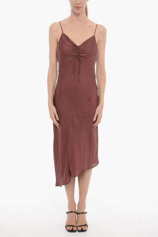 Asymmetrical ALEXIA Dress with Gathering at the Bust