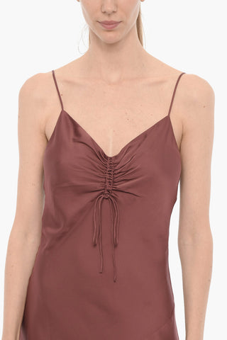Asymmetrical ALEXIA Dress with Gathering at the Bust
