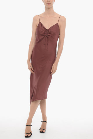 Asymmetrical ALEXIA Dress with Gathering at the Bust