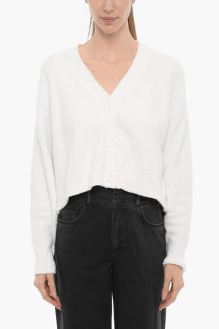 Soft Fabric Cropped Cardigan