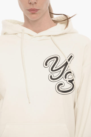 ADIDAS Cotton Hoodie with Embossed Monogram