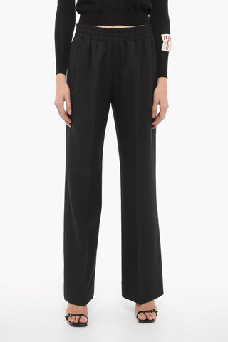 Solid Color BRITTANY Casual Pants with Drawstring Waist
