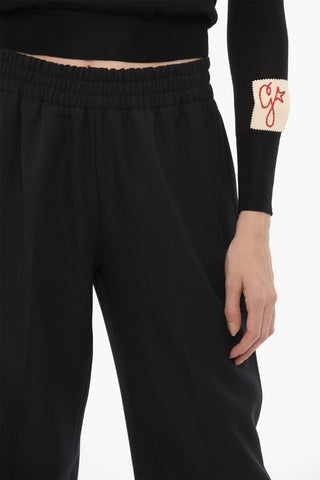 Solid Color BRITTANY Casual Pants with Drawstring Waist