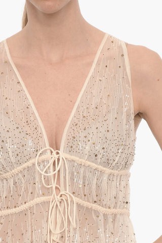 Sequined Mesh ROBYN Top