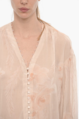 Floral-Motif STELLA MIA Top