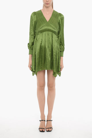 Abito ESTA Stile Impero in Satin con Arricciature