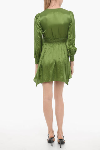 Abito ESTA Stile Impero in Satin con Arricciature