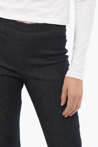 Solid Color BELLINI Bootcut Jeans with Elastic Waistband 27cm