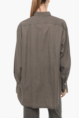 Camicia Casual in Tinta Unita