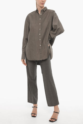 Camicia Casual in Tinta Unita