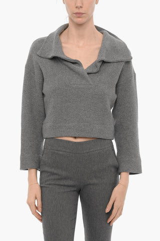 Wool Blend BOTERO Sweater with Polo Neck