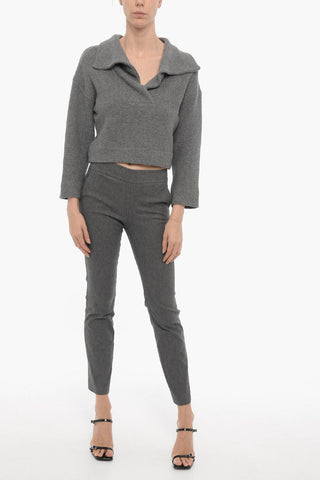 Wool Blend BOTERO Sweater with Polo Neck