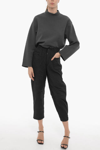 ADIDAS Quilted Nylon Pants with Belt Loops