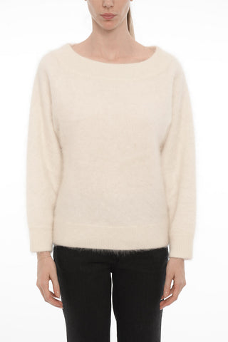 Cashmere Boat Neckline Sweater