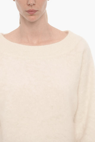 Cashmere Boat Neckline Sweater