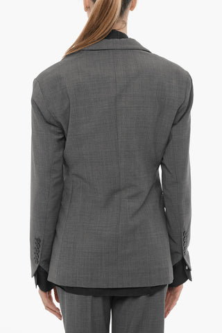 Blazer PISA in Misto Lana con Tasca ad Aletta