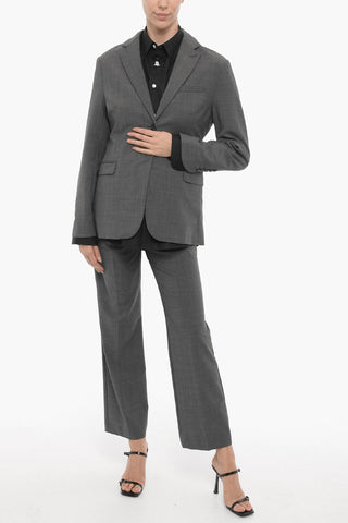 Blazer PISA in Misto Lana con Tasca ad Aletta