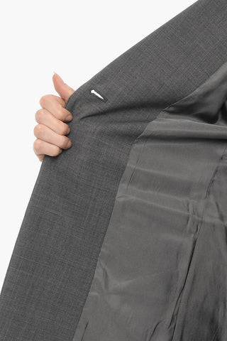 Blazer PISA in Misto Lana con Tasca ad Aletta