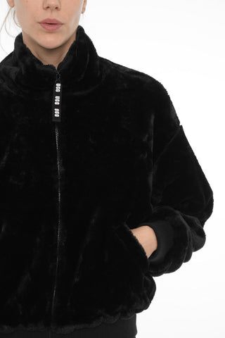 Faux Fur LAKEN Jacket with Zip Closure