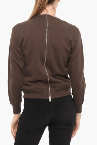 JUN TAKAHASHI Brushed Cotton Crew-neck Sweater Embellished with Beads