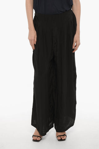 Pantaloni HEZZY In Tessuto Trasparente con Elastico in Vita