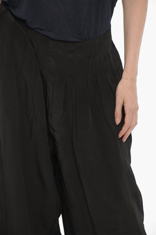 Pantaloni HEZZY In Tessuto Trasparente con Elastico in Vita