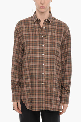 Tartan Checked Shirt with Classic Collar